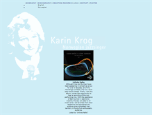 Tablet Screenshot of karinkrog.no